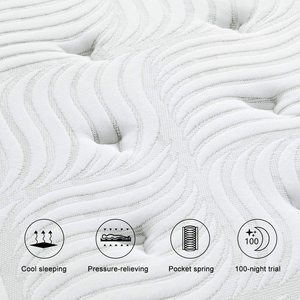 Materasso corea high grey color visco gel memory foam form support 9 zone pocket spring