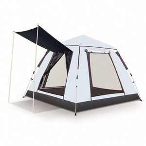 Tente de camping instantanée automatique pliable, portable, imperméable, quatre saisons, Oxford, pour la randonnée et la plage, petite taille, livraison directe d'usine - Product Image 3