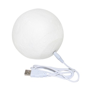 Lámpara De Luna recargable por USB, luz de noche Led, Interruptor táctil creativo, luz de luna de impresión 3D para decoración de dormitorio, regalo de cumpleaños - Product Image 6