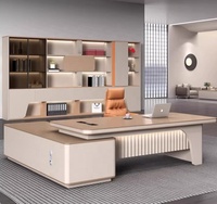2025 bureau de direction moderne en forme de L de luxe haut de gamme nouveau Design pour les nouveaux projets de construction de bureaux en gros
