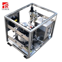 Sistema de Bomba de Prueba de Presión Neumática e Hidrostática Manual TEREK para Pruebas de Presión en Válvulas, Mangueras y Tuberías
