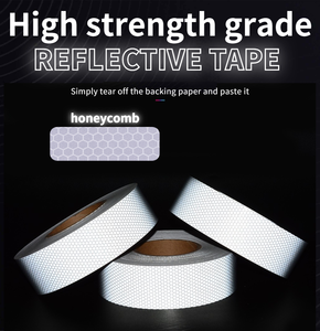 赤白2 \ "X 150 'DOTステッカー自接着ペット反射材3Mトラック反射テープ車の安全のため - Product Image 5