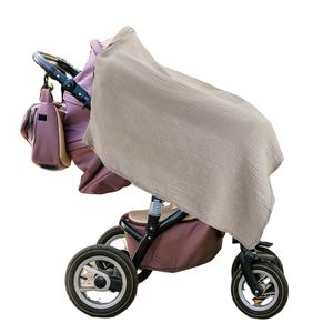 卸売り新デザインスーパーソフト通気性マルチ使用モスリンコットン授乳エプロンマタニティ看護ショールカバー赤ちゃん - Product Image 5