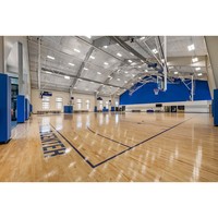 Estructura de acero prefabricada, salón deportivo, instalaciones de práctica interior, construcción