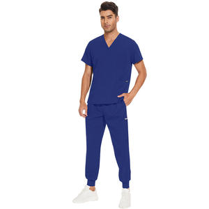 Uniformes Médicos con Bolsillos Tipo Cargo para <span class=keywords><strong>Hombre</strong></span> - Tejido Resistente y Transpirable, Multifuncional para Turnos Largos - Product Image 1