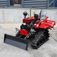 Tracteurs à chenilles universels mini-cultivateurs rotovateurs à chenilles en caoutchouc 20hp 22hp 26hp 28hp en gros de Chine