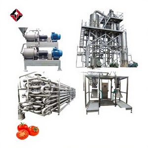 Ligne de production de pâte de tomate de 0,5 tonne, 1 tonne, 2 tonnes, 3 tonnes par heure à 50 tonnes, machine à faire du ketchup, machine à sauce tomate - Product Image 1