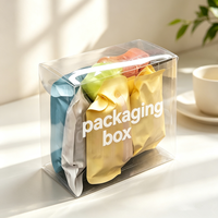 Boîtes cadeaux en plastique acétate PET transparent pour l'emballage de lingerie, de sous-vêtements et de vêtements