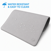 Grand tapis de souris de jeu en caoutchouc naturel, tapis de bureau résistant à la chaleur, protection pour clavier d'ordinateur portable, imperméable, antidérapant, écologique