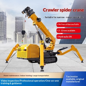 Crawler Crane Crane <b>Spider</b> Crane Self-Walking <b>Remote</b> <b>Control</b> 3 5 Oil and Electricity Dual-Use Telescopic Arm - Product Image 1