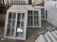 Fenêtre coulissante en PVC à double vitrage, haute sécurité, économie d'énergie, insonorisation, coupe-vent, pour extérieur, hôtel, cuisine, sous-sol - Prix usine