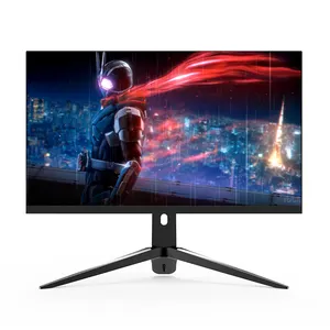 Gaming Monitor 27 Inch Curved Gaming Monitor 165hz 2560*1440 LED Color Lights HD MI DP Port Monitor Gaming