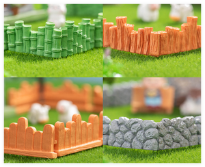 3D กระเบื้องรั้วประตูเล็กทำจากเรซินของเล่นในบ้านสำหรับเด็กประดับสวนในสวนนางฟ้าขนาดเล็กอุปกรณ์ตกแต่งภูมิทัศน์ผู้ผลิต - Product Image 4