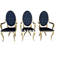 Chaise de salle à manger moderne haut de gamme en acier avec revêtement PU/velours, base robuste, fauteuil de réception pour mariages, hôtels, appartements, salons