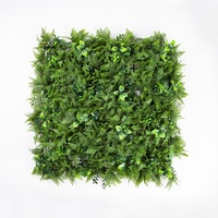 ZC Vertical Jardin Plante Mur Panneaux Intérieurs 50cm * 50cm Intimité Artificielle Verdure Feuilles Mur pour Vitrine Centre Commercial Jardin Extérieur