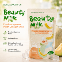 Boisson Beauté au Melon Miel, Gluta Collagène, Riche en Protéines, Soutien Digestif, Antioxydant, Améliore la Peau Terne