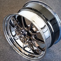 Jantes forgées Chrome 3 pièces 18-24 pouces 6061-T6 5x120 114.3 à déport profond pour Honda Civic Subaru – Jantes et pneus pour voitures particulières – Jantes Billet