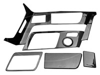 Pour intérieur en fibre de carbone Chevrolet Corvette C7 2014-2017 (16 pièces)