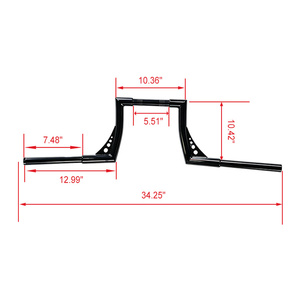 Manillar Superior de Acero al Carbono para Motocicleta 883/1200 - Reemplazo/Reparación/Actualización Duradero Nuevo - Product Image 6