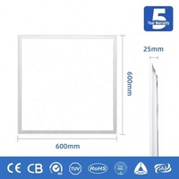 Plafonnier LED en matériau PC Shingel 2x2 2x4 60x60 595x595 600x600mm 36W-65W 6000K IP66 CRI80 Usage Commercial Garantie 5 Ans
