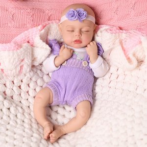 ベイビサイド ルーシー 12インチ フルプラチナシリコン製 ハンドメイド ミニリアルなリボーンドール ソフトガールズ ファッションドール ミニおもちゃ ソフトトイ - Product Image 3