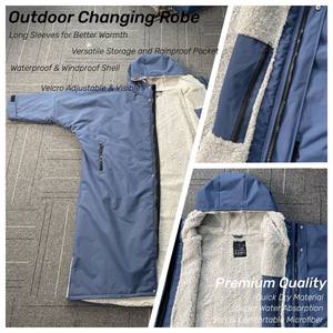 Vente en gros, parka coupe-vent, robe <span class=keywords><strong>à</strong></span> <span class=keywords><strong>langer</strong></span>, doublure polaire, veste/manteau imperméable - Product Image 2