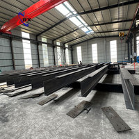 Estructura de Acero en Forma de H Laminada en Caliente, Edificio Industrial Prefabricado, Servicios de Soldadura, Corte y Doblado para Fábrica/Taller, Q235