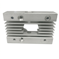 Bloc de fixation carré usiné CNC en acier inoxydable/aluminium, composants de plaque de montage à découpes internes multi-trous sur mesure, usinage par électroérosion à fil