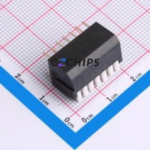 DP-07-K-T DIP Switch Through hole Component (THT) Switch Piano Key Single Pole Single Throw 7 2.54mm - Product Image 2