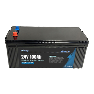 Ultraveilige 24V 100Ah Deep Cycle startbatterij met BMS-bescherming, 1200CCA voor zware vrachtwagens/campers/scheepvaart - Product Image 6