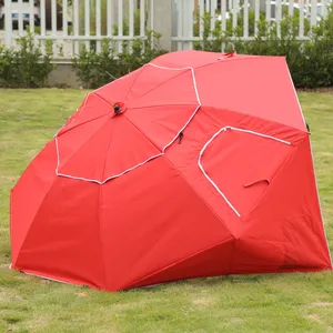 고급 Oecen 고품질 휴대용 정원 야외 접이식 수동 안뜰 해변 직선 우산 방풍