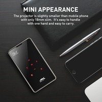 Projecteur numérique intelligent pour téléphone portable Mini DLP avec entrée HD 1080P 3D intégré 70 ANSI Lumens Projecteur portable