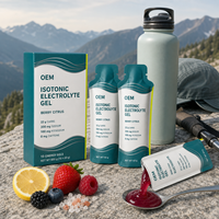 Fabricant OEM de gels énergétiques en marque blanche, gels énergétiques sportifs pour la course et l'endurance avec emballage personnalisé en sachet.