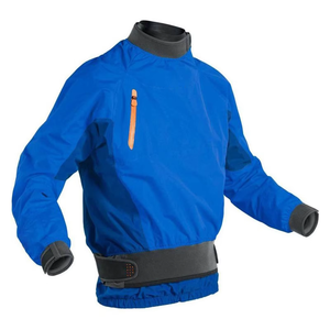 Personalizado <span class=keywords><strong>Kayak</strong></span> Dry Top Whitewater Sailing Drysuit Top Jacket Canotaje Chaqueta impermeable con cuello de neopreno - Product Image 3