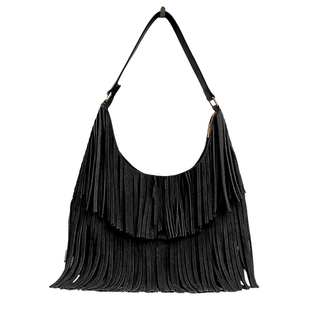 Fully Suede Fringes Hobo Bag 2026 New Fashion Handbag for Women PU leather Shoulder Bag Factory Customization Bolsa de Mujer