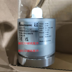 Relectronic CeH582M Encoder 4.096 Steps 10-30V For Rotogravure <b>Printing</b> <b>Machine</b> Made In Germany - Product Image 1