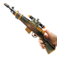 Pistola eléctrica de juguete personalizable con luz y sonido, rifle de francotirador con vibración 98K, pistola eléctrica para niños