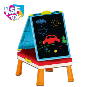 KSF Unisex Handtasche Neuestes Doppelseitiges Magnetisches Kinderspielzeug Löschbare Plastik-Zeichentafel für Kinder - Product Image 2