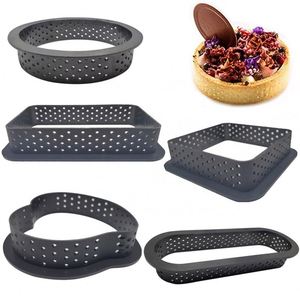 <span class=keywords><strong>Moule</strong></span> pour <span class=keywords><strong>tarte</strong></span> aux fruits en plastique <span class=keywords><strong>perforé</strong></span>, 8 cavités, Mousse, Quiche, accessoires de cuisine, pâtisserie - Product Image 2