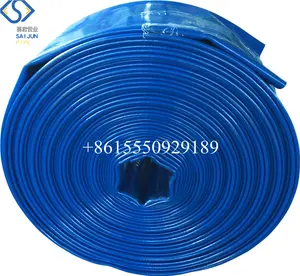 Middle pressure 4inch PVC Water Irrigation Discharge layflat Hose for Sprinkler