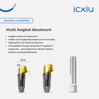 Dentium OEM Accessoires d'implant dentaire multi-unités sur mesure, abutment angulaire avec vis, foret et accessoires