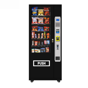 Máquina expendedora comercial de snacks y bebidas, máquina expendedora de alimentos con control por botones, máquina expendedora personalizada en venta - Product Image 2