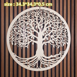 <span class=keywords><strong>Arbre</strong></span> <span class=keywords><strong>de</strong></span> <span class=keywords><strong>vie</strong></span> en <span class=keywords><strong>bois</strong></span> géométrie sacrée mur Art symbole spirituel Yoga méditation méditation décor pendaison <span class=keywords><strong>de</strong></span> crémaillère cadeau - Product Image 4