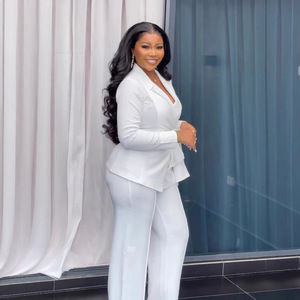 Completo Formale da <span class=keywords><strong>Ufficio</strong></span> <span class=keywords><strong>per</strong></span> <span class=keywords><strong>Donna</strong></span> Taglie Forti, Top in Tessuto Lavorato a Maglia - Product Image 6