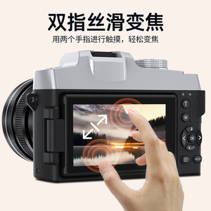 กล้องดิจิตอลมิเรอร์เลส 4K ซูมออปติคอล 12 เท่า พกพาสะดวกสำหรับการเดินทาง ถ่ายภาพระดับมืออาชีพ - Product Image 3