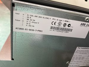 ACS800-01-0011-7+E200+P901 ACS800 ซีรีส์ 5.5กิโลวัตต์ 525-690โวลต์ PLC - Product Image 4