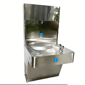 Distributeur d'<span class=keywords><strong>eau</strong></span> froide mural manuel en acier inoxydable 304 de qualité alimentaire <span class=keywords><strong>avec</strong></span> filtration et réfrigération pour école - Product Image 3