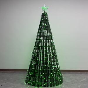 Árbol <span class=keywords><strong>de</strong></span> <span class=keywords><strong>Navidad</strong></span> <span class=keywords><strong>de</strong></span> <span class=keywords><strong>Mesa</strong></span> <span class=keywords><strong>de</strong></span> 3.5 Pies que Ahorra Espacio con 200 Luces LED, Fácil Montaje y Opción <span class=keywords><strong>de</strong></span> Alimentación USB para Decoración <span class=keywords><strong>de</strong></span> Oficina o Dormitorio - Product Image 5