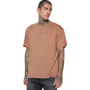 New Custom <b>Men's</b> 100% Cotton T-<b>Shirt</b> High Quality Heavyweight Plain Hip Hop Style Breathable <b>Men's</b> T-<b>Shirts</b> <b>for</b> Sale - Product Image 1