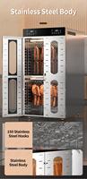 Machine de séchage et de fumage commerciale pour saucisses, biltong et viande fumée